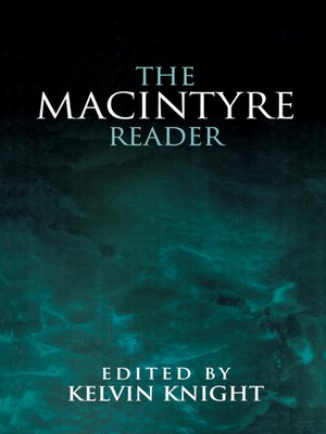 cover image of The MacIntyre Reader